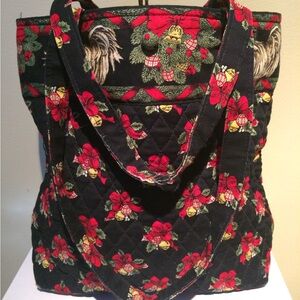 Vera Bradley Hens and Holly Holiday Tote